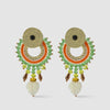 Lime & Tangerine Earrings
